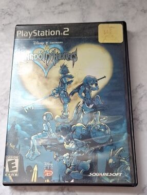 PlayStation 2 Kingdom Hearts (Blue)- Squaresoft, Jacket Only 2002 Original Silve
